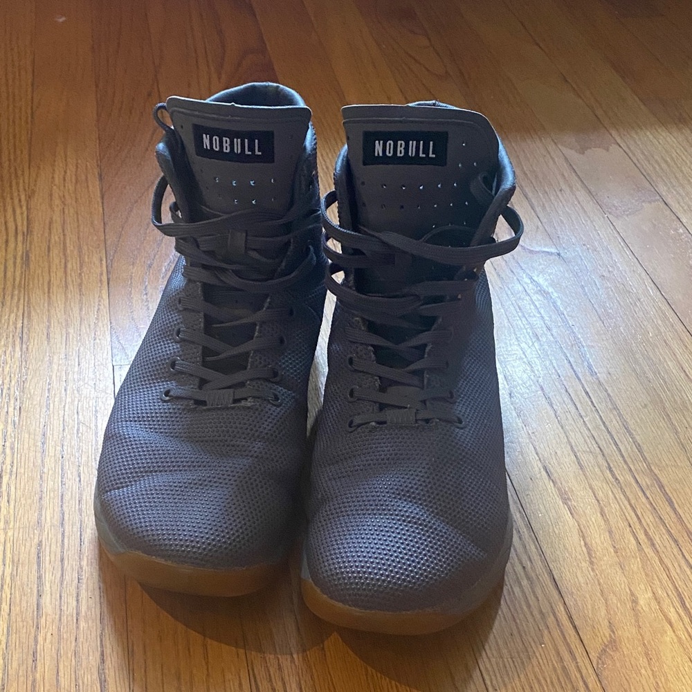 NOBULL Men's Charcoal High-Top Athletic Shoes
